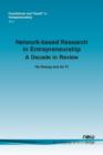 Network-Based Research in Entrepreneurship - Book