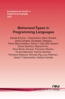Behavioral Types in Programming Languages - Book