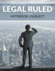 Legal Ruled Notebook 2 Subject - Book