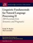 Linguistic Fundamentals for Natural Language Processing II : 100 Essentials from Semantics and Pragmatics - Book