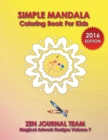 Simple Mandala Coloring Book For Kids - Book