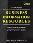 Directory of Business Information Resources, 2018 - Book