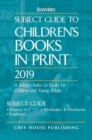 Subject Guide to Children's Books In Print, 2019 - Book