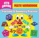 4th Grade Math Workbook : Fractions & Geometry Practice - Book