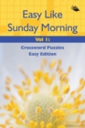 Easy Like Sunday Morning Vol 1 : Crossword Puzzles Easy Edition - Book