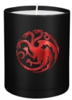 Game of Thrones: House Targaryen Large Glass Candle - Book