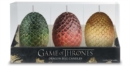 Game of Thrones: Sculpted Dragon Egg Candles : Set of 3 - Book