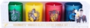 Harry Potter: Hogwarts Houses Glass Votive Candle Set : Set of 4 - Book