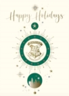 Harry Potter: Hogwarts Crest Holiday Embellished Card - Book