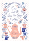 Jane Austen Tea Party Birthday Embellished Card - Book