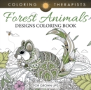 Forest Animals Designs Coloring Book for Grown Ups - Book