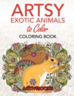 Artsy Exotic Animals to Color Coloring Book - Book