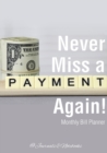 Never Miss a Payment Again! Monthly Bill Planner - Book