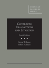 Contracts : Transactions and Litigation - Book