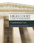 High Court Cases Summaries on Constitutional Law (Keyed to Sullivan) - Book