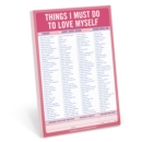 Knock Knock Things I Must Do to Love Myself Pad - Book