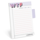 Knock Knock WTF Sticky Note with Tabs Pad - Book