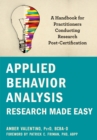 Applied Behavior Analysis Research Made Easy - eBook