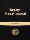 Notary Public Journal Large Entries - Book