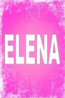 Elena : 100 Pages 6 X 9 Personalized Name on Journal Notebook - Book