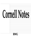 Cornell Notes : 50 Pages 8.5" X 11" - Book