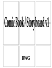 Comic Book / Storyboard v1 : 50 Pages 8.5" X 11" - Book