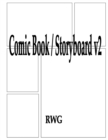 Comic Book / Storyboard v2 : 50 Pages 8.5" X 11" - Book