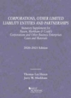 Corporations, Other Limited Liability Entities and Partnerships, Statutory and Documentary Supplement, 2020-2021 - Book