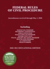 Federal Rules of Civil Procedure, Educational Edition, 2020-2021 - Book