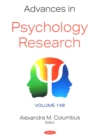 Advances in Psychology Research : Volume 148 - Book