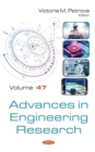 Advances in Engineering Research : Volume 47 - Book