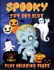 Spooky Cut and Glue : Halloween Activity Book for Kids, Cut-and-Paste Activities to Build Hand-Eye Coordination and Fine Motor Skills - Book