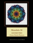 Mandala 34 : Geometric Cross Stitch Pattern - Book