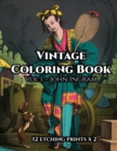 Vintage Coloring Book vol. 1 - John Ingram : Illustrations from 1740s by John Ingram based on Francois Boucher - Book