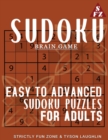 Sudoku Brain Game : Easy To Advanced Sudoku Puzzles For Adults - Book