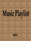 Music Playlist : 50 Pages 8.5" X 11" - Book