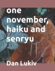 one november, haiku and senryu - Book