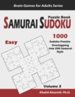 Samurai Sudoku Puzzle Book : 1000 Easy Sudoku Puzzles Overlapping into 200 Samurai Style - Book