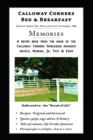 Memories : Recipes from Calloway Corners, Louisiana - Book