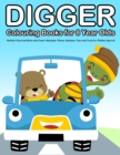 Digger Colouring Books for 8 Year Olds : Verhicle Colouring Book with Crane, Helicopter, Planes, Airplane, Train and Truck for Children Age 4-8 - Book