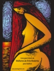 Livro para Colorir de Mulheres de Arte Moderna para Adultos - Book