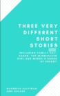 Three Very Different Short Stories - Book