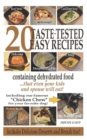 20 Taste-Tested Easy Recipes Containing Dehydrated Food - Book