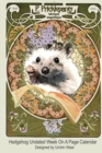 Hedgehog Undated Week On A Page Calendar : Designed by Urchin Wear - Book