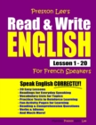 Preston Lee's Read & Write English Lesson 1 - 20 For French Speakers - Book