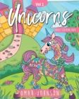 Unicorns Adult Coloring Book Vol 1 - Book