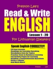 Preston Lee's Read & Write English Lesson 1 - 20 For Lithuanian Speakers - Book