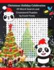Christmas Holiday Celebration Word Search & Cross Word Puzzles By Puzzle Panda - Book