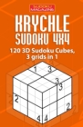 Krychle Sudoku 4x4 : 120 3D Sudoku Cubes, 3 grids in 1 - Book