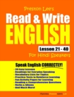 Preston Lee's Read & Write English Lesson 21 - 40 For Hindi Speakers - Book